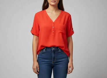 reserved czerwona bluzki: Bluzka damska, rozmiar 3XL — 6