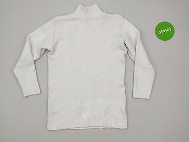 sweter z c: White, Golf damski, rozmiar L — 3