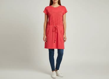 krótka czerwona sukienki na wesele: Sukienka damska, rozmiar S — 5