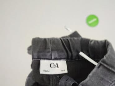 ubrania dla 8 latki: Spodnie jeansowe, C&A, 7 lat, 122, stan - Bardzo dobry — 5