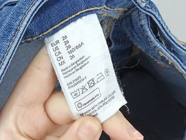 krótkie dopasowane spodenki: H&M, Jeans for women, size XS (EU 34) — 5