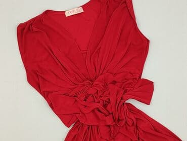 piękne czerwone sukienki na wesele: Krisp, Sukienka damska, rozmiar S — 1