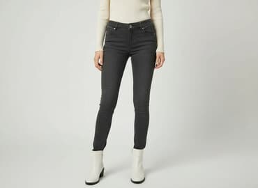 spodnie baggy damskie jeans: Jeansy damskie, rozmiar S — 6