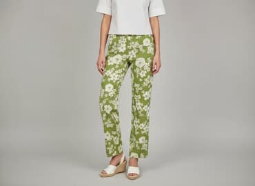 spodnie cyfrowa flora: MNG, Spodnie materiałowe damskie, rozmiar S — 8