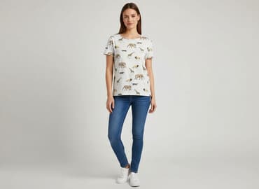 król lew ubrania: House, T-shirt damski, rozmiar L — 7