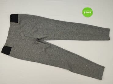jakie rajstopy do srebrnej sukienki: Material trousers for women, size L (EU 40) — 3