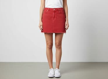 spódniczka dżinsowe z wysokim stanem: Topshop, Spódnica damska, rozmiar S — 7