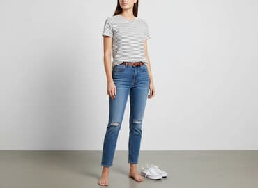 h m t shirt women: H&M, T-shirt damski, rozmiar XS — 8