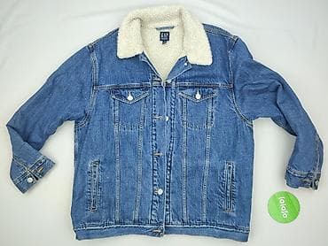 sweter patchwork: Męska kurtka jeansowa, rozmiar M — 2