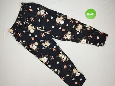 damskie materiałowe spodnie na lato: F&F, Spodnie materiałowe damskie, rozmiar M — 2