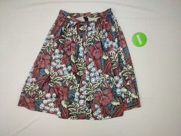 bordowa spódnice midi: Spódnica damska, rozmiar M — 3