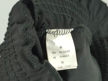 zara spodnie czarne z wysokim stanem: Spodnie materiałowe damskie, rozmiar M — 5