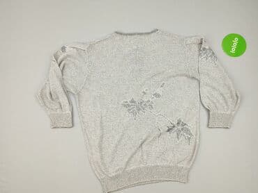 skarpeta świąteczna szara: Sweter damski, rozmiar M — 4