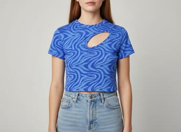 crop sukienki: Sinsay, Top damski, rozmiar S — 6