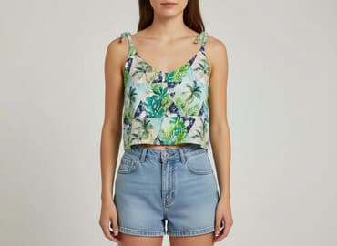 bluzki z printem: Top damski, rozmiar S — 5
