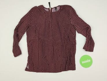 czerwona bluzki z bufkami: H&M, Women's blouse, S — 3