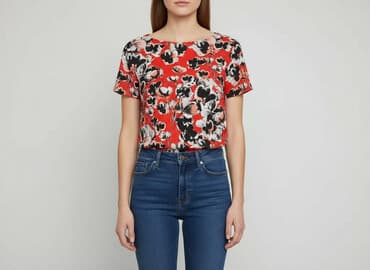 bluzki damskie dopasowane: F&F, Bluzka damska, rozmiar S — 7