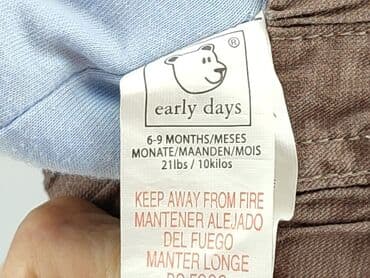 kurtki pikowane wiosna: Baby material trousers, 6-9 months, 68-74 cm, EarlyDays, condition - Very good — 5