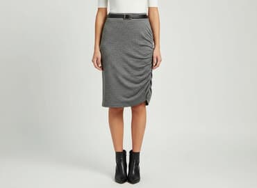 plisowane spódnice szara: ONLY, Spódnica damska, rozmiar L — 7