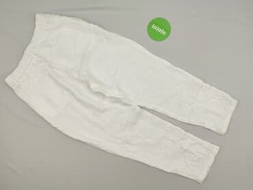 biale spodnie sinsay: Spodnie materiałowe damskie, rozmiar M — 4