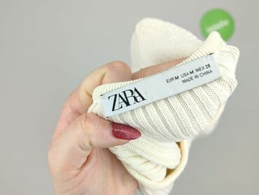 sweter z pomponami zara: Zara, Sweter damski, rozmiar M — 4