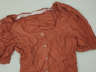 koszula puro lino: Blu, Bluzka damska, rozmiar XL — 1