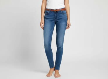 jeansy damskie przecierane: Jeansy damskie, rozmiar XS — 6