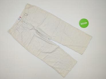 bluzki len: Spodnie materiałowe damskie, rozmiar M — 2