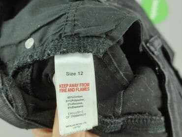 czarne szerokie jeansy: Falmer, Jeansy damskie, rozmiar L — 5