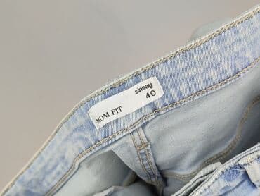 tanie jeansy mom fit: Szorty damskie, rozmiar L — 4