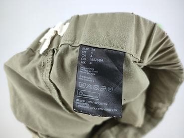 hm t shirt damski basic: H&M, Material trousers for women, size S — 5