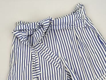 krótkie spodenki z wysokim stanem w paski: Reserved, Szorty damskie, rozmiar S — 2