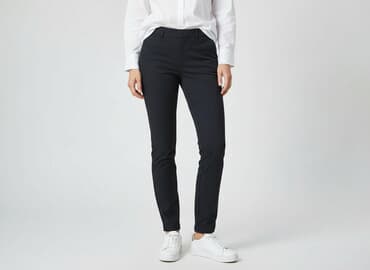 pomarańczowe rajstopy dla dzieci: H&M, Spodnie materiałowe damskie, rozmiar S — 1