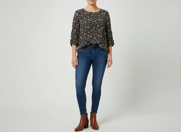 bluzki z wiskozy duże rozmiary: Bluzka damska, rozmiar 2XL — 1