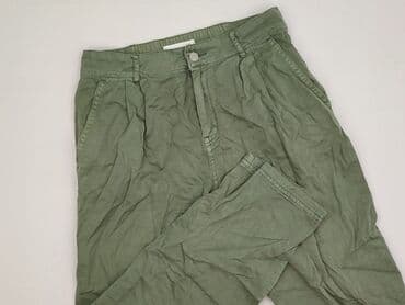 oliwkowe buty: MNG, Spodnie materiałowe damskie, rozmiar L — 1