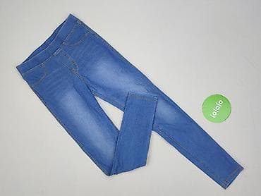 shes clothes: Spodnie jeansowe, H&M, 10 lat, 134/140, stan - Idealny — 2