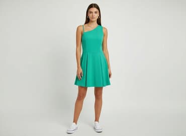 sukienki turkusowe na wesele: Sukienka damska, rozmiar S — 5