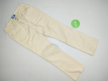 jeans straight: Spodnie materiałowe damskie, rozmiar M — 2