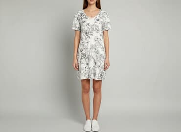 białe sukienki hm: H&M Basic, Sukienka damska, rozmiar XS — 7