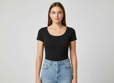 clockhouse basics t shirt: Clockhouse, Women`s T-shirt, size M — 1