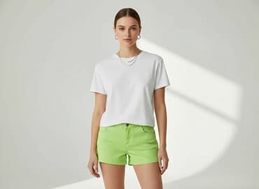 neonowe spodenki damskie: Szorty damskie, rozmiar S — 7