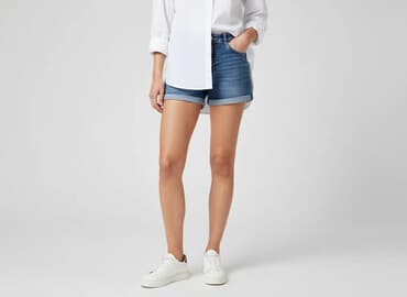 szorty jeansowe damskie zalando: H&M, Szorty damskie, rozmiar S — 7