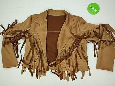 western: Kurtka damska z frędzlami, rozmiar L - Styl: boho/western z długimi — 2