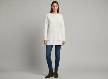 poliamid w swetrze: Sweter damski, rozmiar S — 6