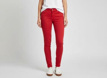 spodnie hello kityy: Jeansy damskie, rozmiar S — 6