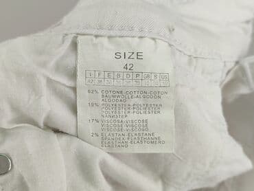 sliskie spodnie: Spodnie materiałowe damskie, rozmiar XL — 4