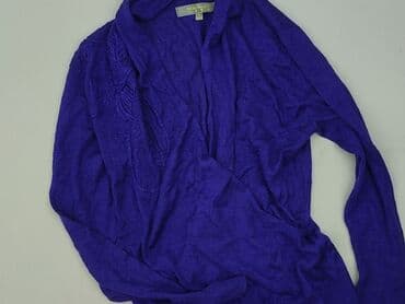 sweter piórkowy na drutach: Sweter damski, rozmiar M — 1