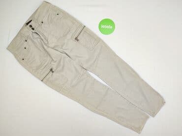 jeansy z asymetrycznym zapieciem: Gina Tricot, Spodnie cargo damskie, rozmiar M — 2