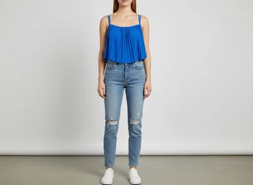 przewiewna koszula na lato damska: Top damski, rozmiar S — 1