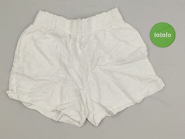 białe spodenki damskie hm: H&M, Szorty damskie, rozmiar M — 2